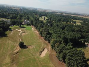 Woodhall Spa (Hotchkin) 18th Aerial Fairway